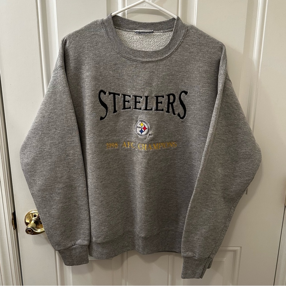 Vintage 💎 1995 Steelers AFC championship crewneck